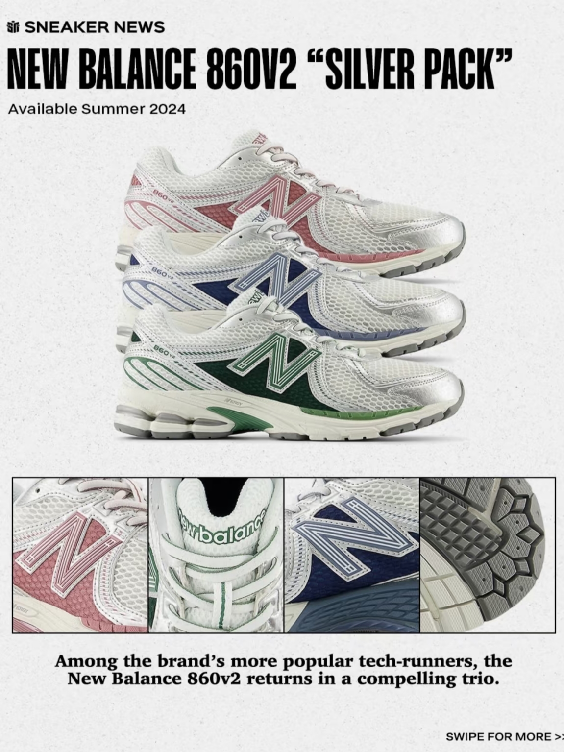 New Balance 530 Steel Grey, New Balance 860v2 Mallard Green Silver 착용 스타일