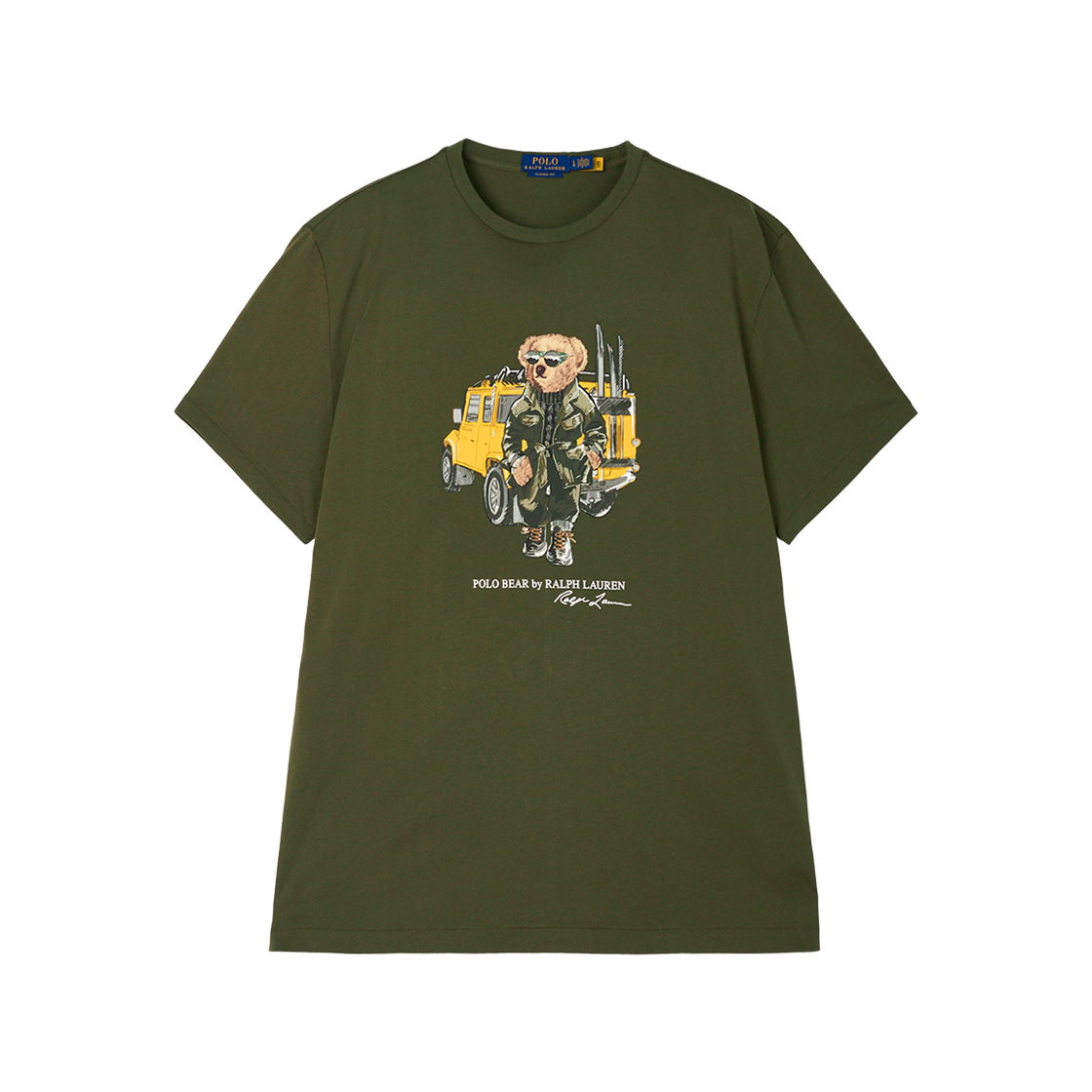 폴로 랄프 로렌 클래식핏 폴로 베어 저지 티셔츠 그린 - 25SS([15%적립] Polo Ralph Lauren Classic Fit Polo Bear Jersey T-Shirt Green - 25SS)