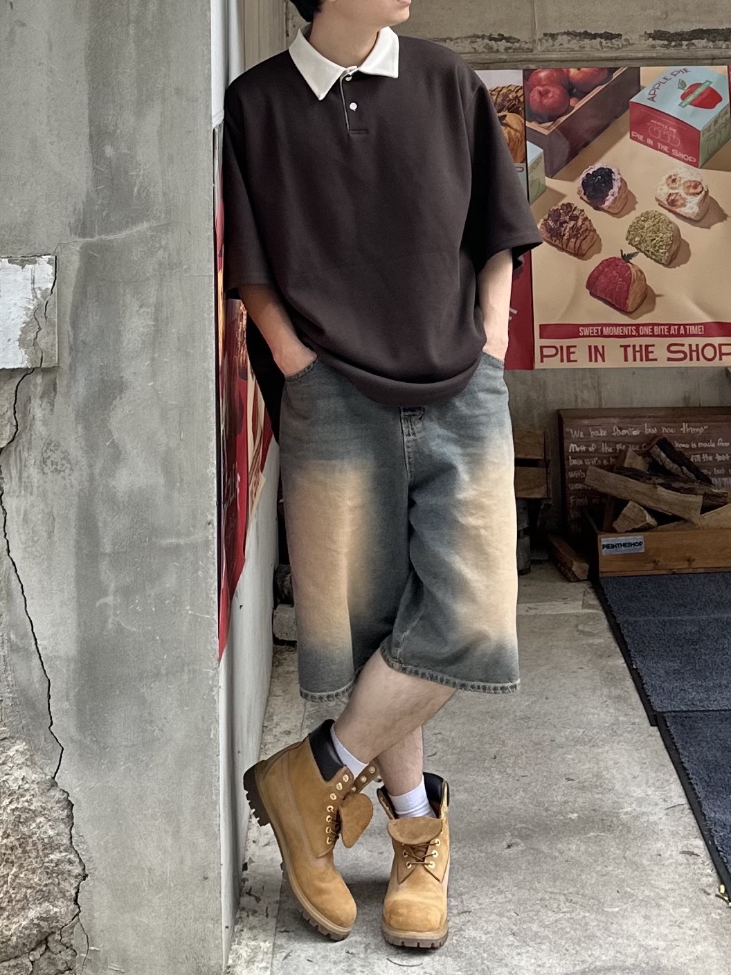 Timberland Premium 6 inch Waterproof Boot Wheat Nubuck - Wide 착용 스타일 - 7