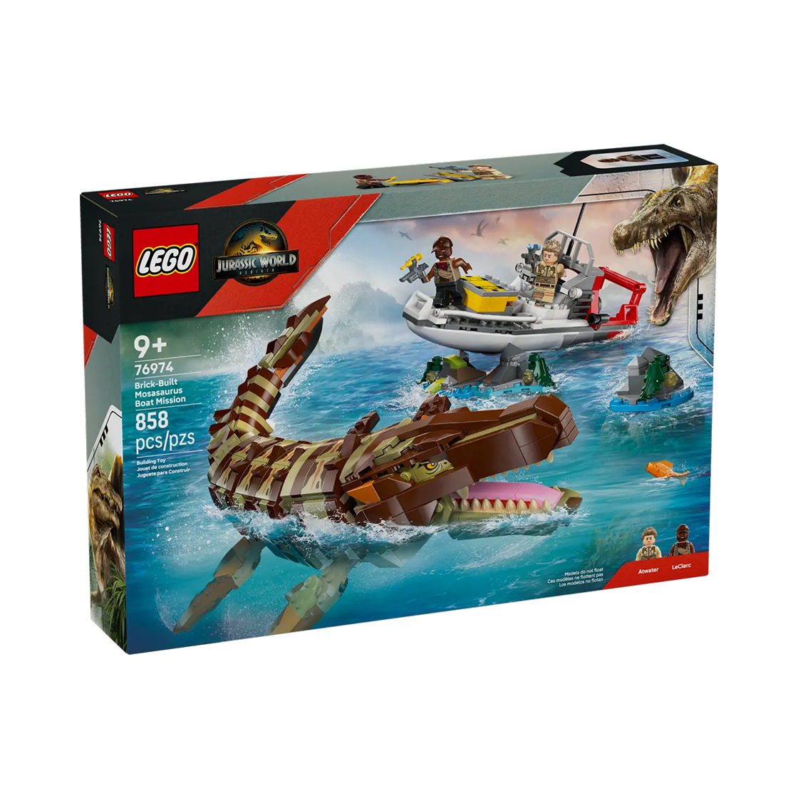레고 쥬라기 월드 브릭 조립식 모사사우루스 보트 미션(Lego Jurassic World Brick-Built Mosasaurus Boat Mission) - 2