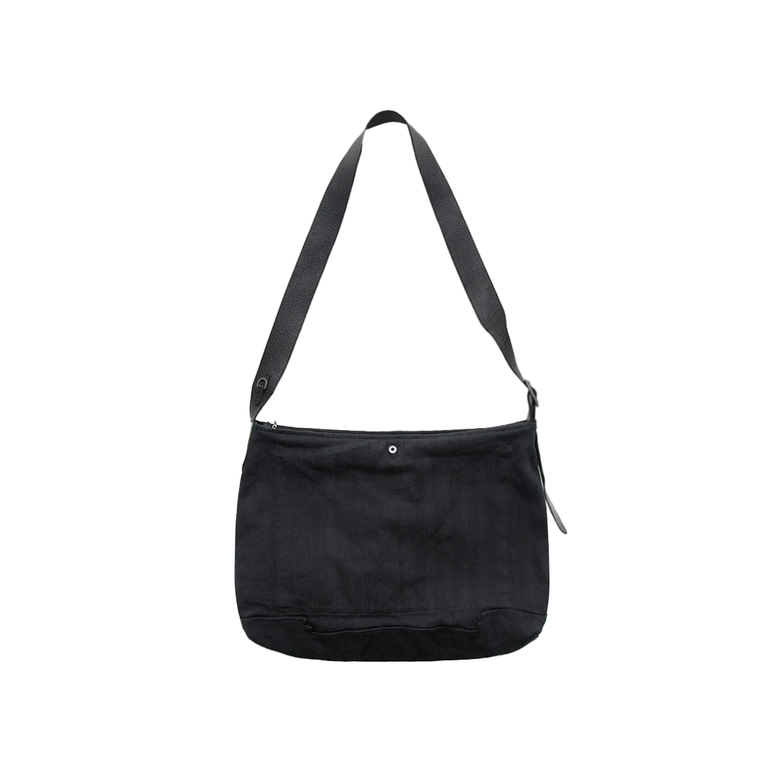 PG5TBG0601BQ [프리오더] Polyteru 1011 Fleur Patched Cross Bag Striped Black - #2