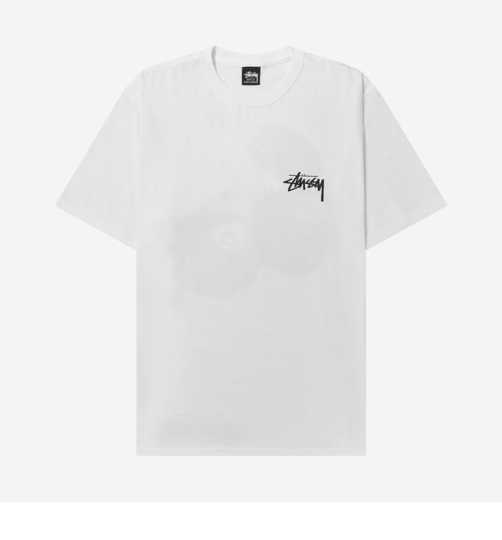 ★韓国の人気★【STUSSY】★Cherries T-Shirt★Fog★Tシャ.ツ★ Stussy Cherries Tee T-shirt Black White Fog Berry 4colors