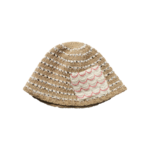 GT25SUMMER11 BE THE GREATEST Wave Patch Bucket Beige