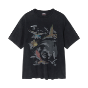 Hatchingroom x How To Train Your Dragon Dragons T-Shirt Vintage Black