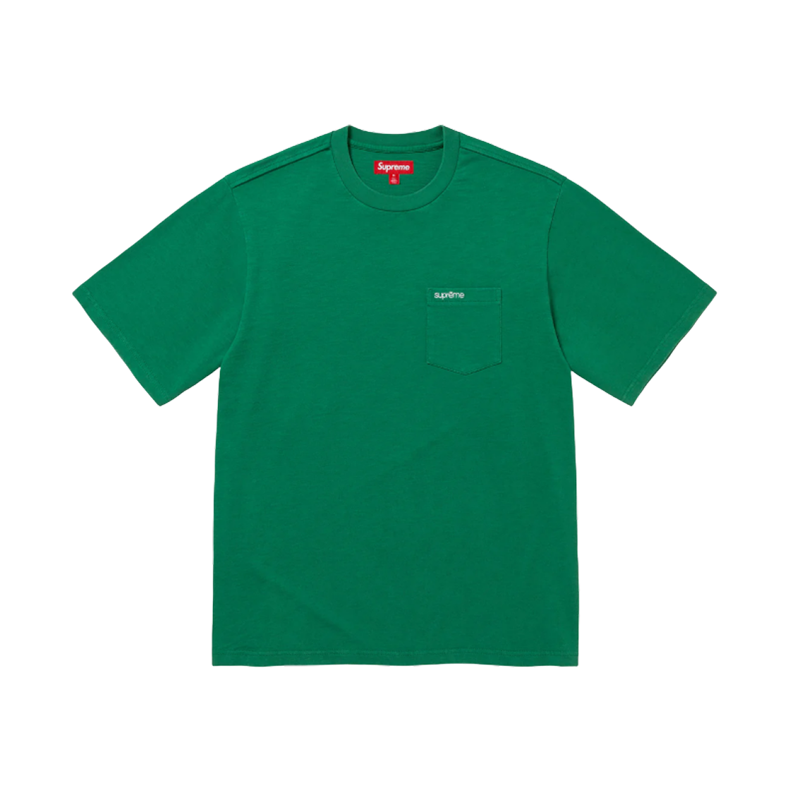 슈프림 숏슬리브 포켓 티셔츠 그린 - 25SS