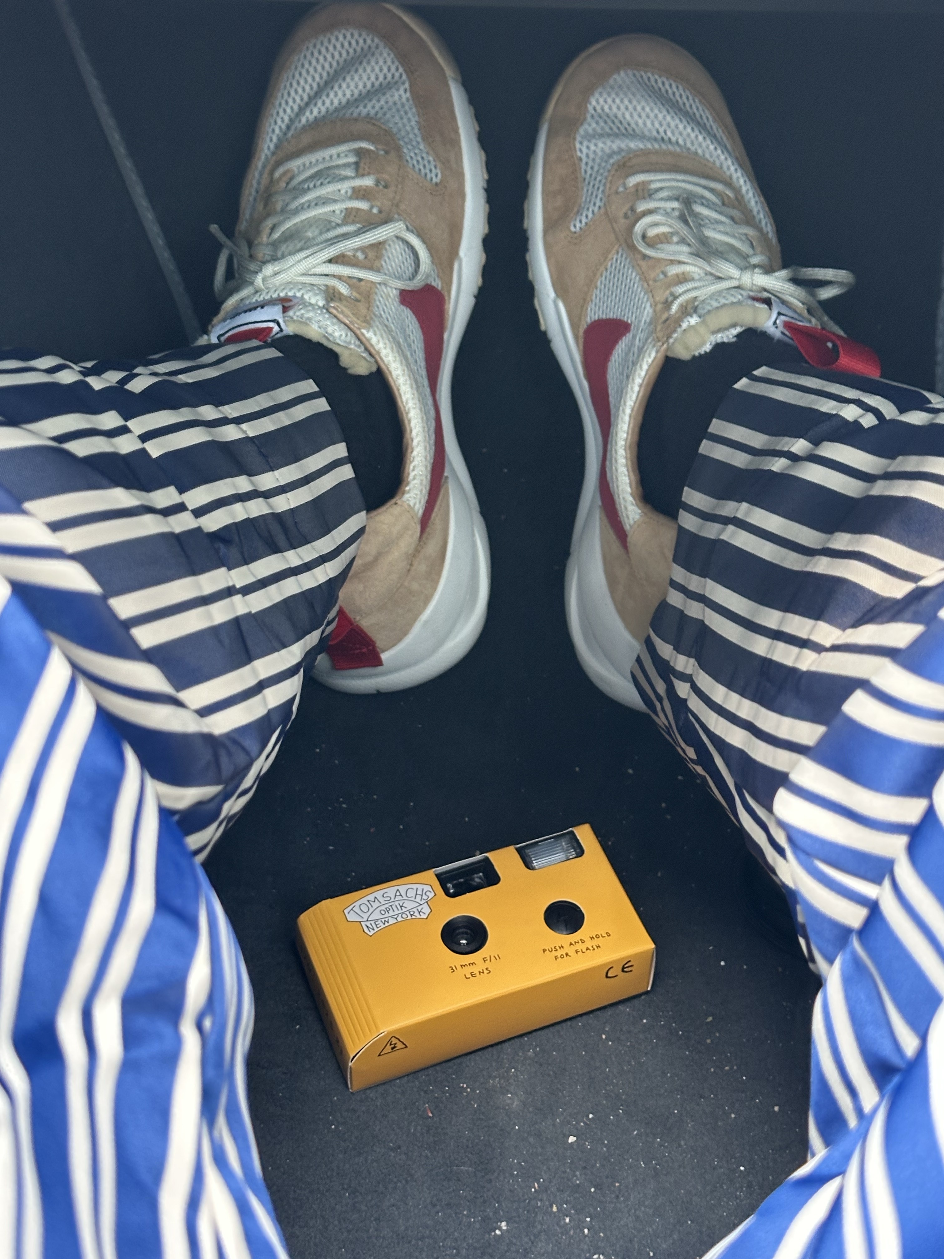 Nike x Tom Sachs Mars Yard Shoe 2.0 Space Camp, Nike x Bode Scrimmage Pants Ecru - Asia 착용 스타일 - 3