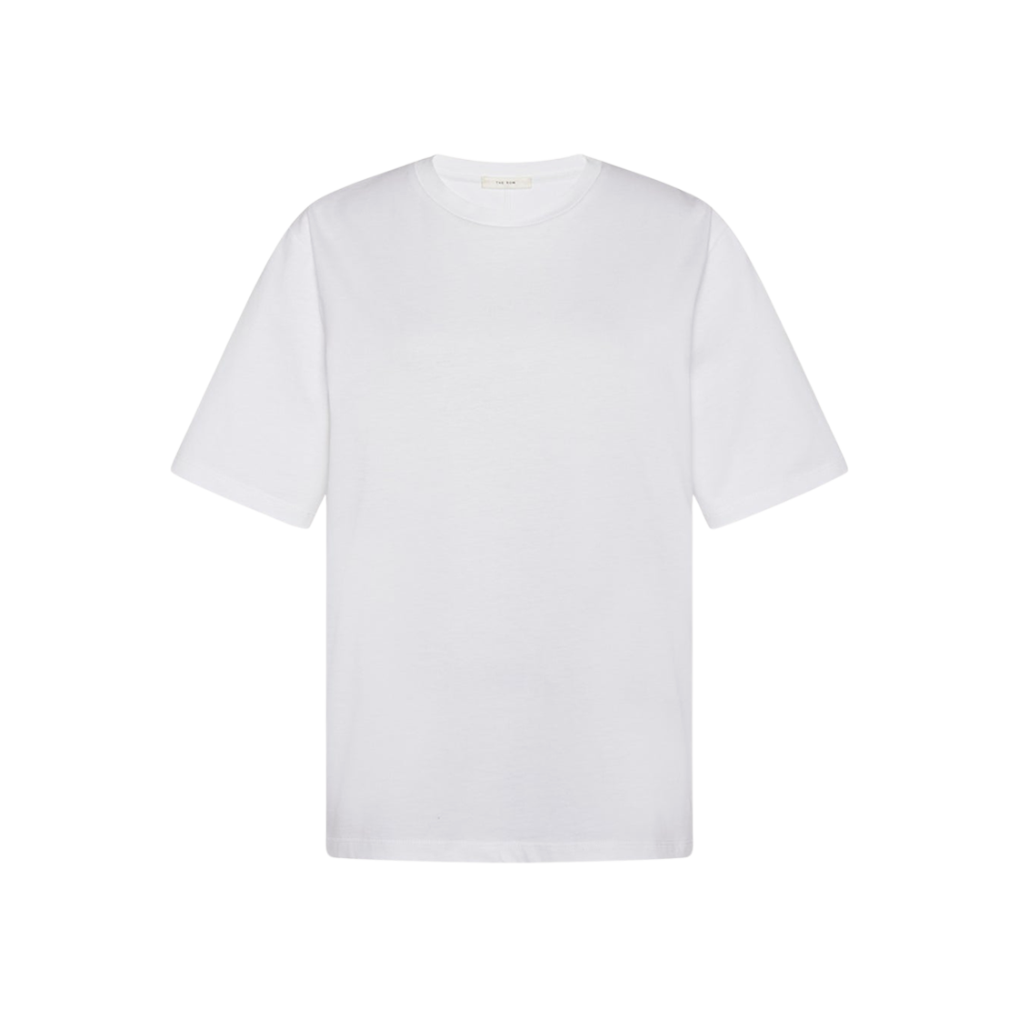 (W) 더 로우 치아라 오가닉 코튼 탑 화이트((W) The Row Chiara Organic Cotton Top White)