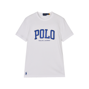 Polo Ralph Lauren Custom Slim Fit Logo Jersey T-Shirt White - 25FW