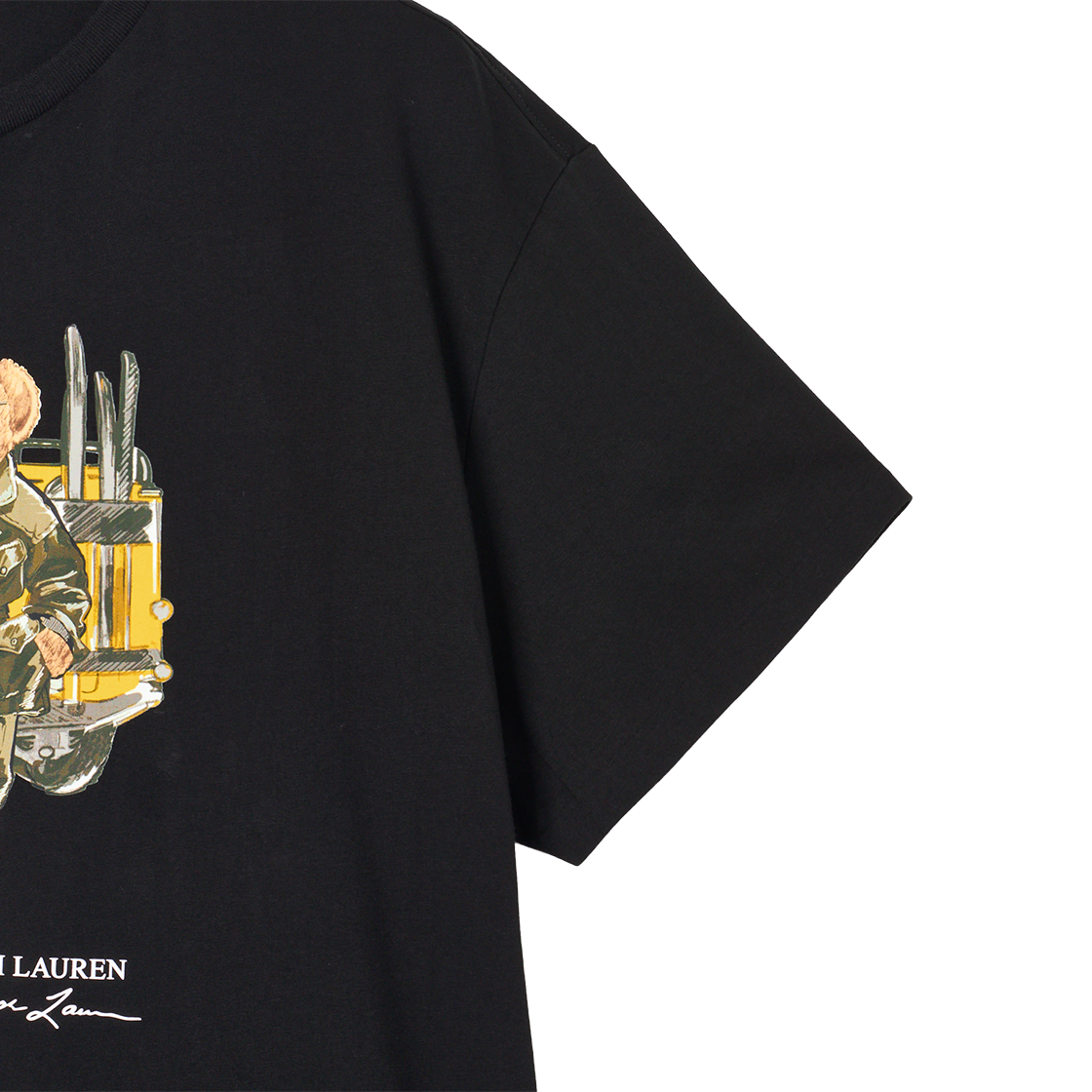 폴로 랄프 로렌 클래식핏 폴로 베어 저지 티셔츠 블랙 - 25SS([15%적립] Polo Ralph Lauren Classic Fit Polo Bear Jersey T-Shirt Black - 25SS) - 5