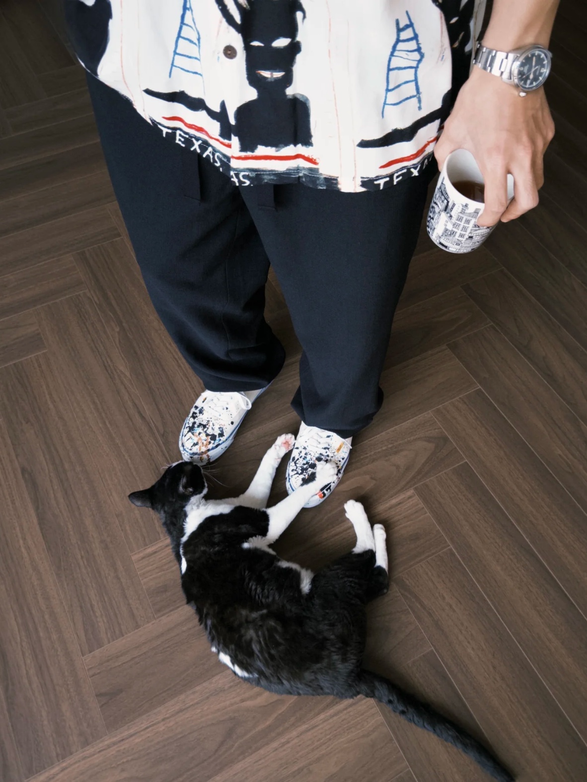 Vans x Gallery Dept. Authentic Reissue 44 Art That Kills 착용 스타일
