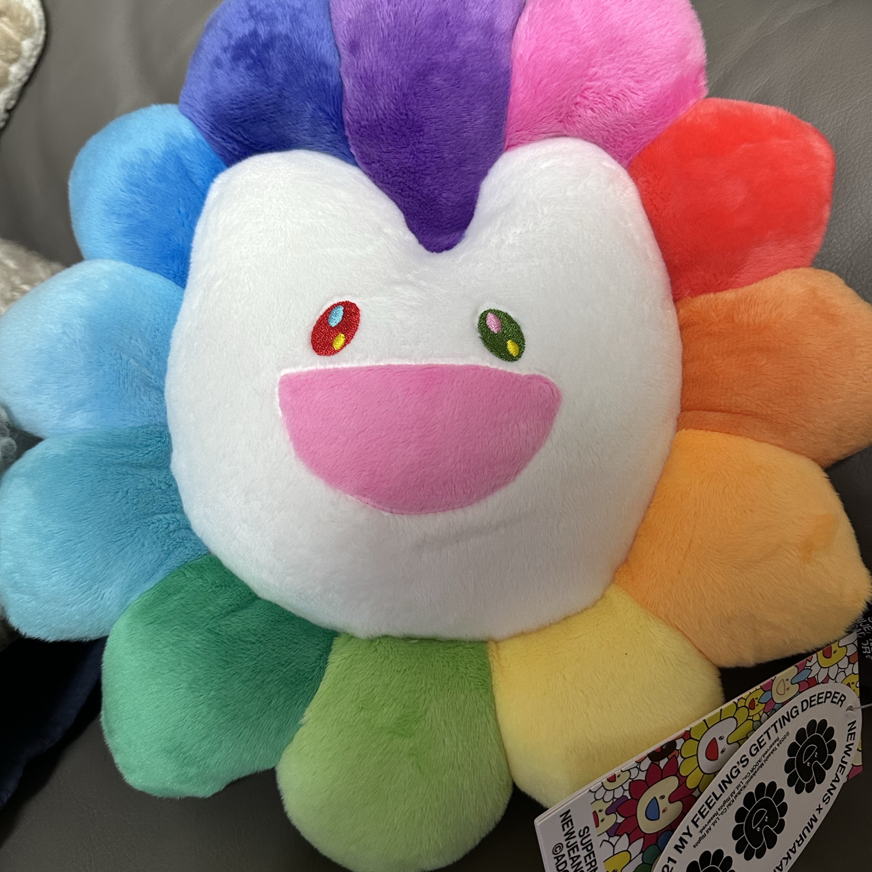 NewJeans x Murakami Cushion 30cm 착용 스타일