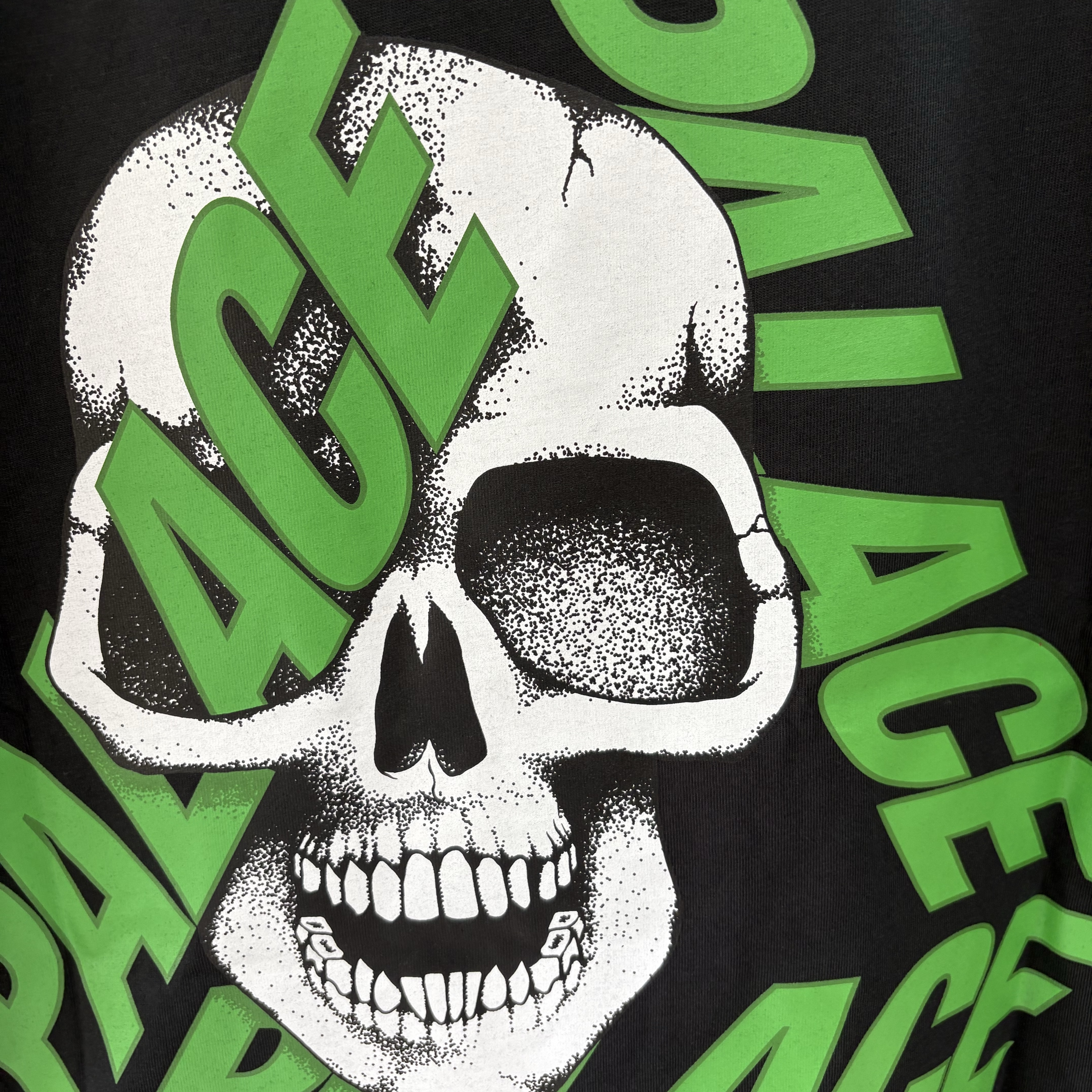 Palace P3 Skull T-Shirt Black - 25SS 착용 스타일