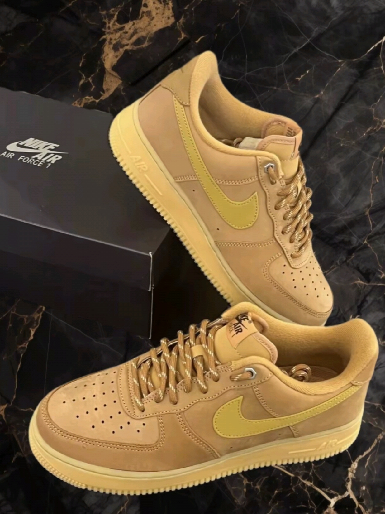 Nike Air Force 1 '07 WB Flax 착용 스타일 - 3