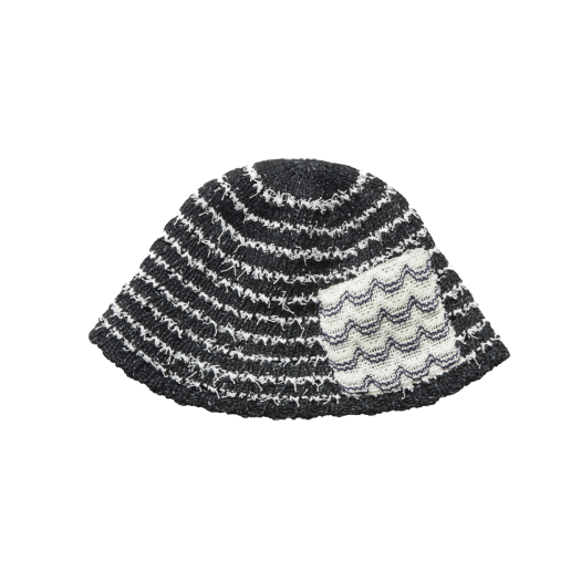 GT25SUMMER11 BK THE GREATEST Wave Patch Bucket Black