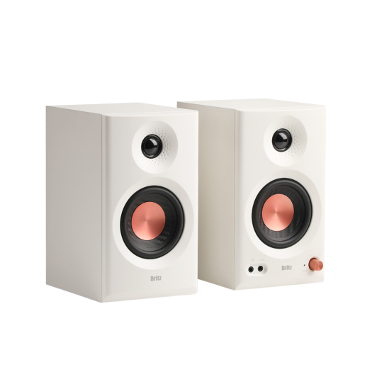 BR-Monitor5_WH Britz BR-Monitor5 Bluetooth Studio Monitor Speaker White