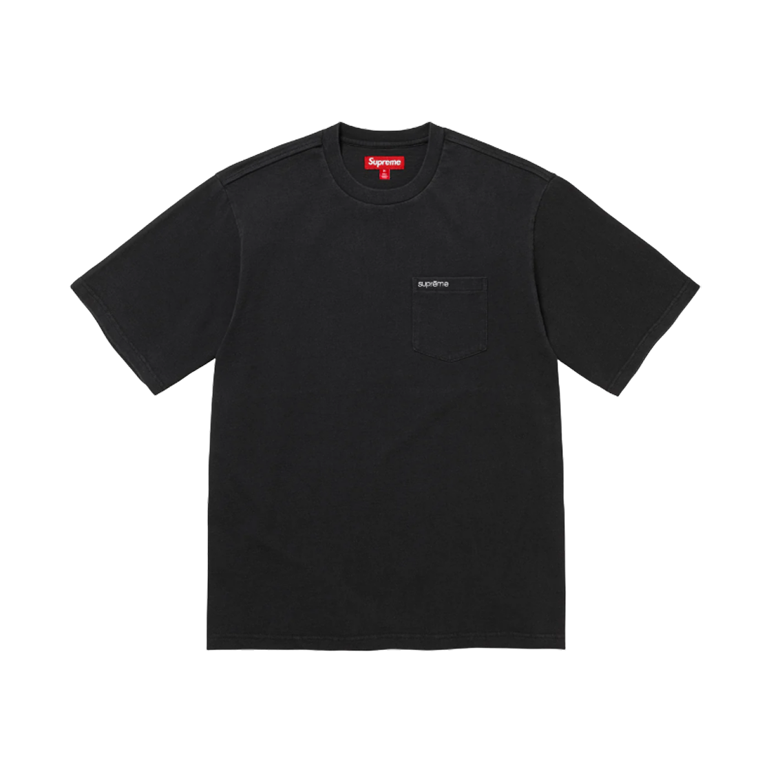 슈프림 숏슬리브 포켓 티셔츠 블랙(Supreme S/S Pocket T-Shirt Black)