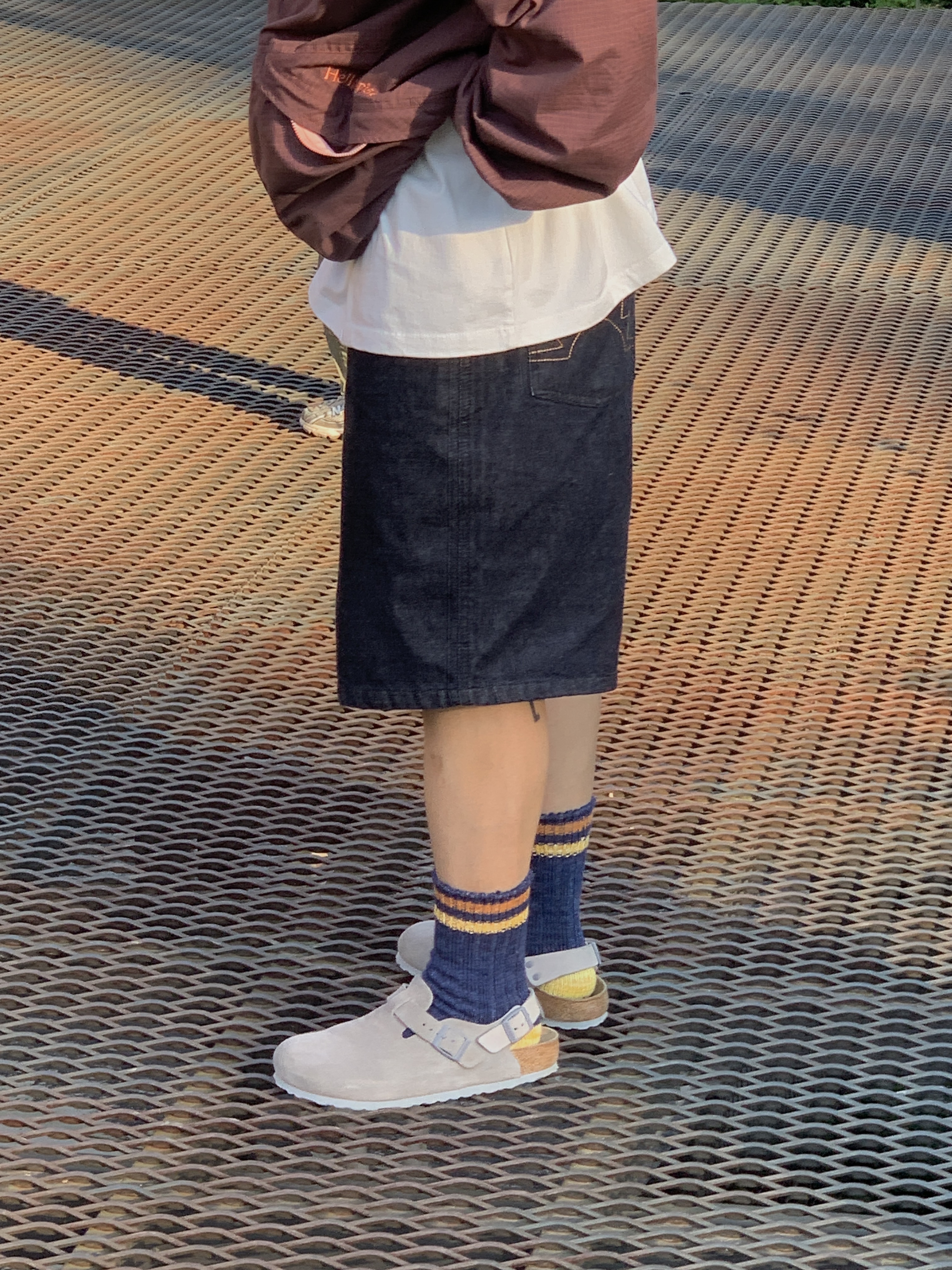 Human Made 5-Panel Twill Cap #1 Green, Birkenstock Tokio Suede Leather Stone Coin - Regular 착용 스타일 - 3