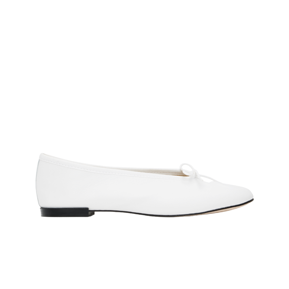 WFW053A (W) Repetto x Marine Serre Lilouh Soft Nappa Ballet Flats White