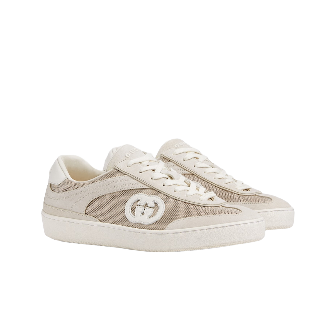 812656-AADM0-9561 (W) Gucci G75 Sneakers Light Beige