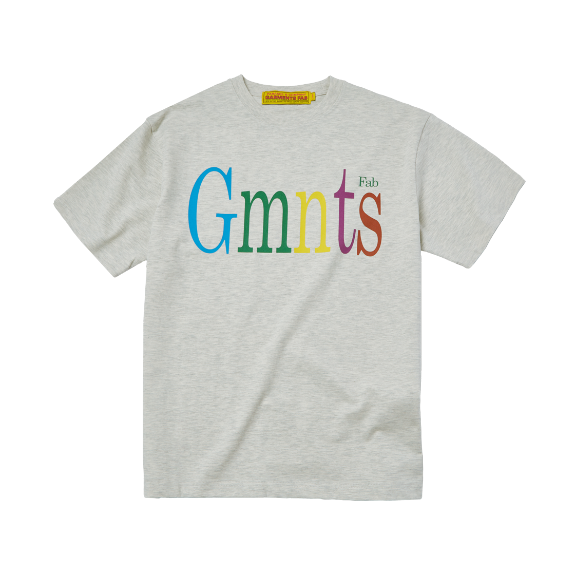 25SUGFST05OT Garments Fab Rainbow Gmnts Tee Oatmeal
