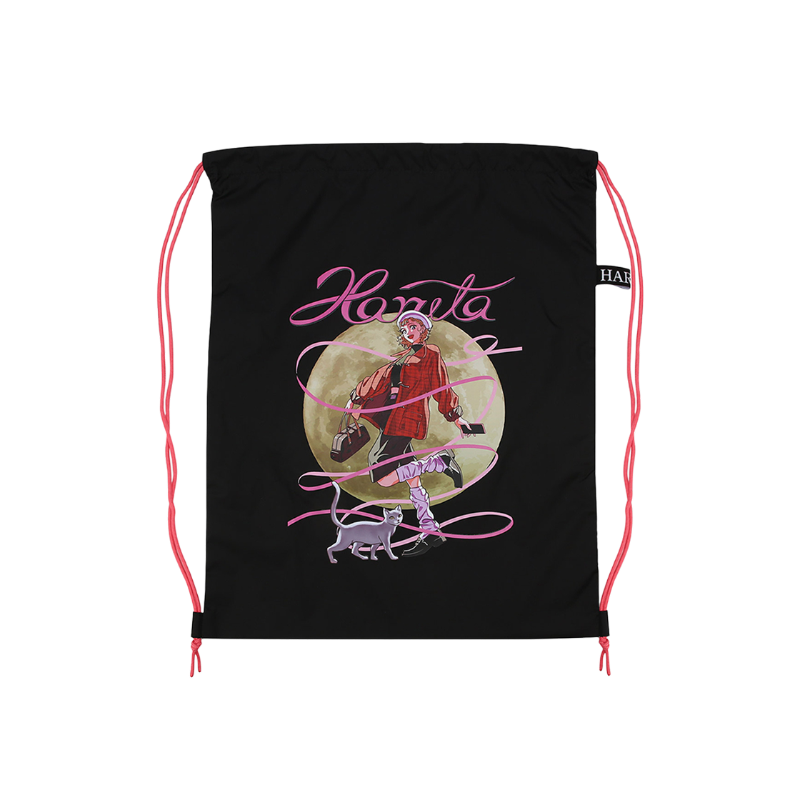 하루타 X 나무13 짐색 블랙(Haruta X Tree13 Gym Sack Black)