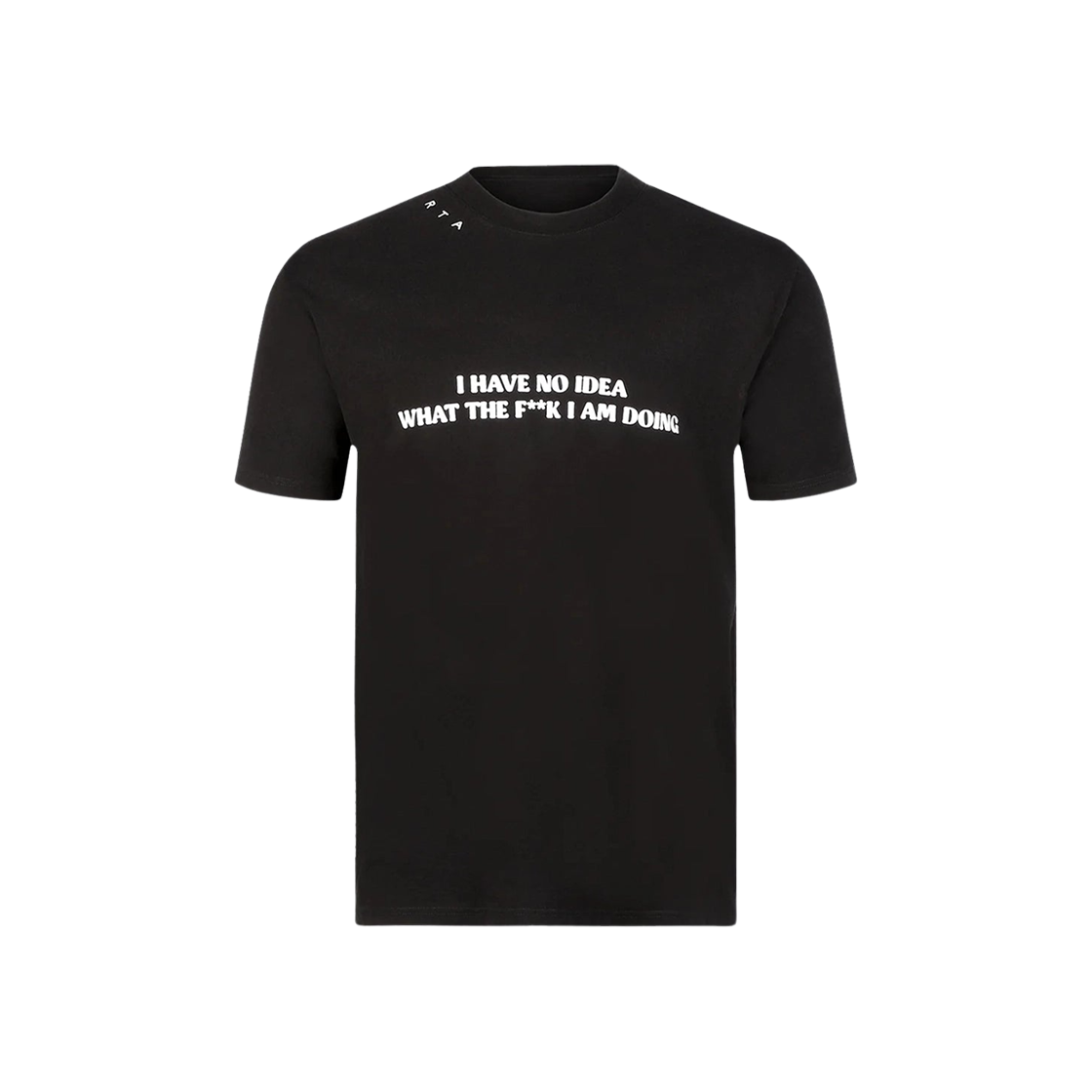 RTA 왓 앰 아이 두잉 티셔츠 블랙(RTA What Am I Doing T-Shirt Black) - 1