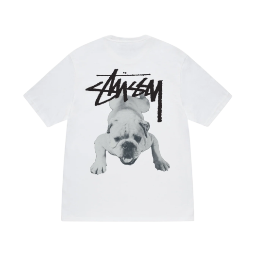 Stussy Stock Dog T-Shirt White