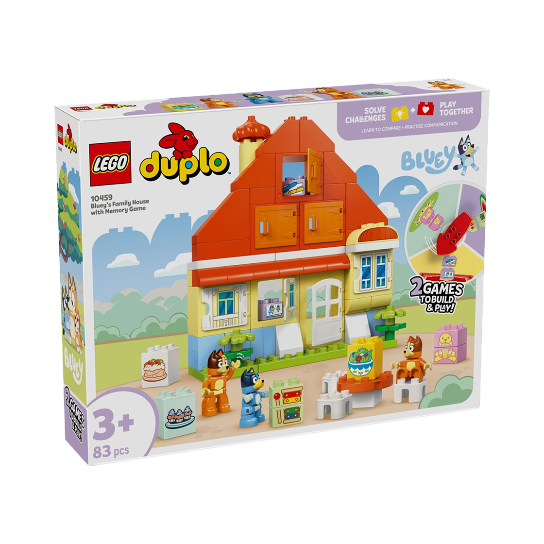 레고 듀플로 블루이의 패밀리 하우스와 메모리 게임(Lego Duplo Bluey's Family House with Memory Game) - 2