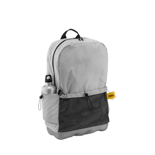 CBG-2SBG313-21 CRASH BAGGAGE Hard Mesh Backpack Silver