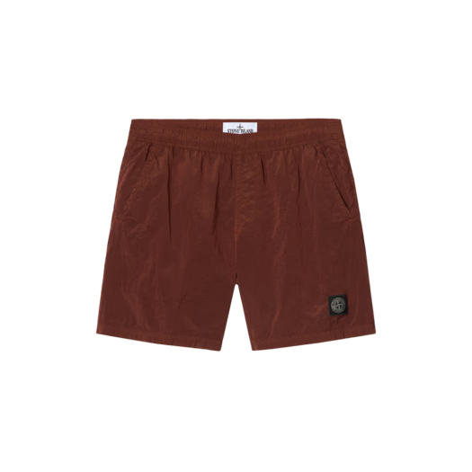 Stone Island B100009 Nylon Metal in Econyl Pocket Details Regular Fit Swim Trunks Copper - 25SS