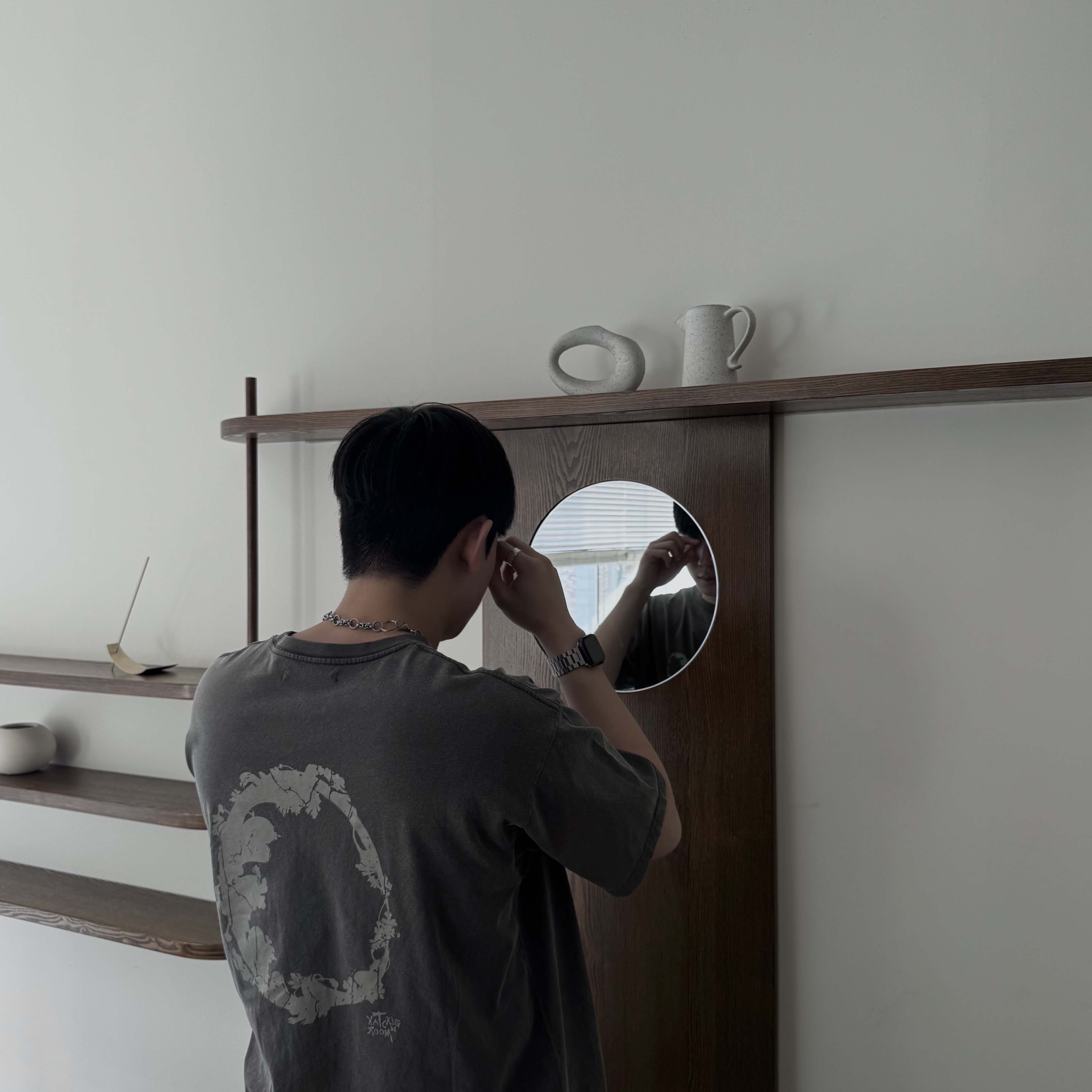 On Running x Post Archive Faction (Paf) Cloudmonster 2 Thorn Brown 착용 스타일 - 3
