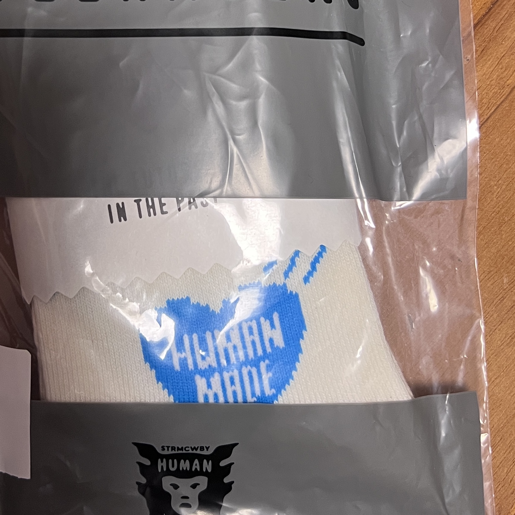 Human Made Heart Socks Blue 착용 스타일