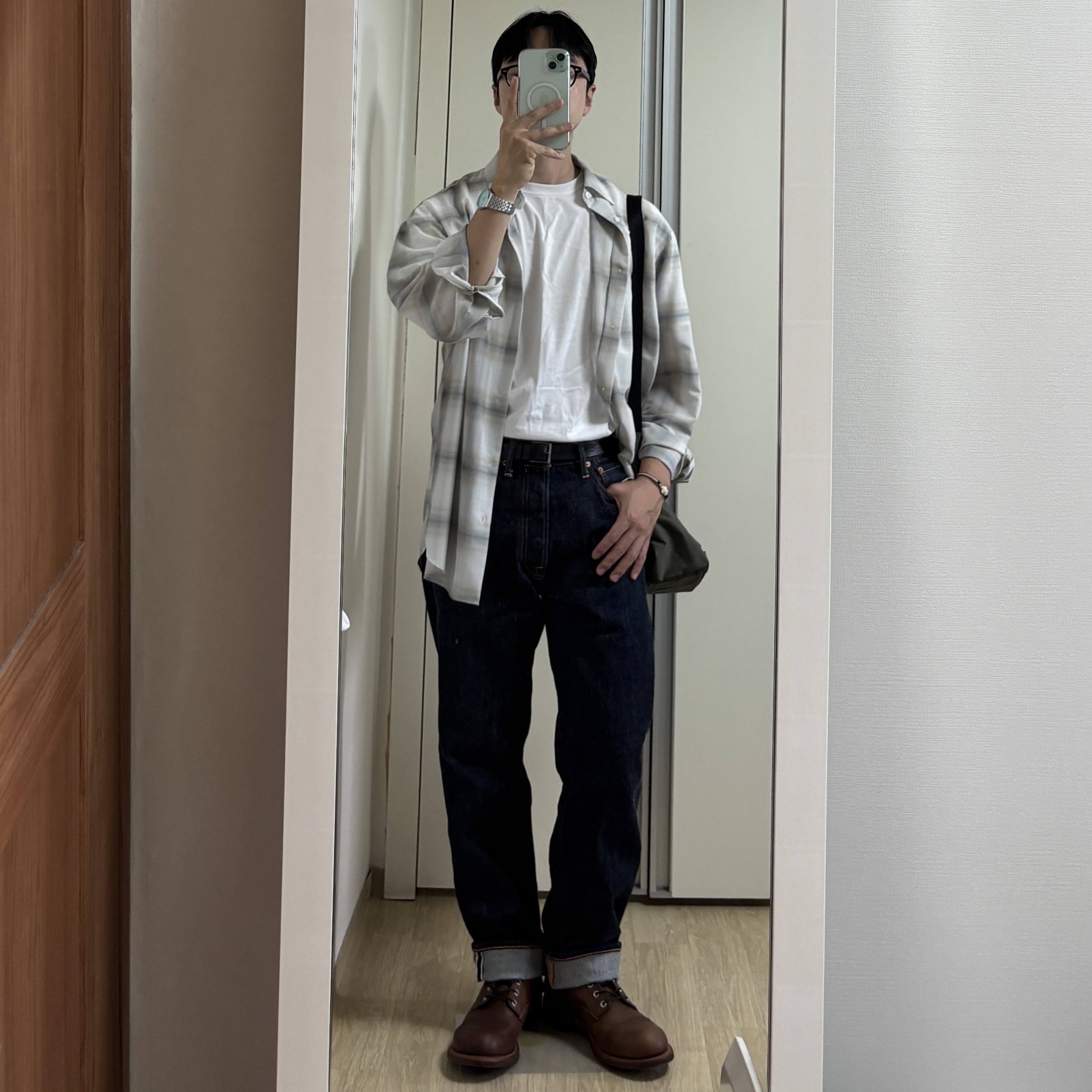Red Wing Iron Ranger 8111 Amber Harness - D 착용 스타일 - 1