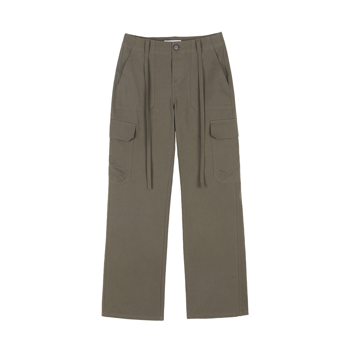 페요테 로우라이즈 스트링 카고 팬츠 카키(PEYOTE Low-rise String Cargo Pants Khaki)