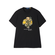 [20% 적립] Polo Ralph Lauren Classic Fit Polo Bear Jersey T-Shirt Black - 25SS
