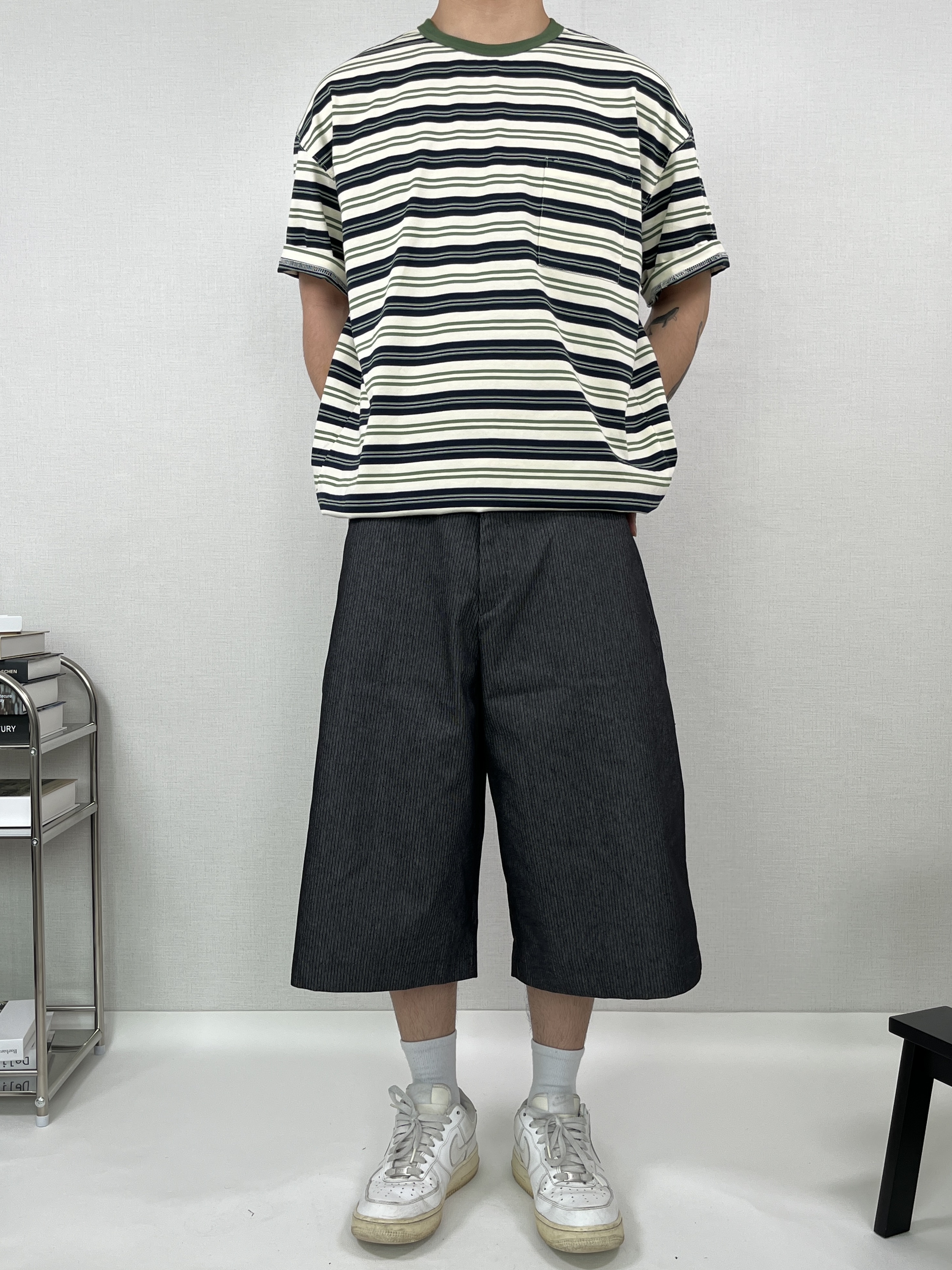 Nike Air Force 1 '07 Low White 착용 스타일 - 1