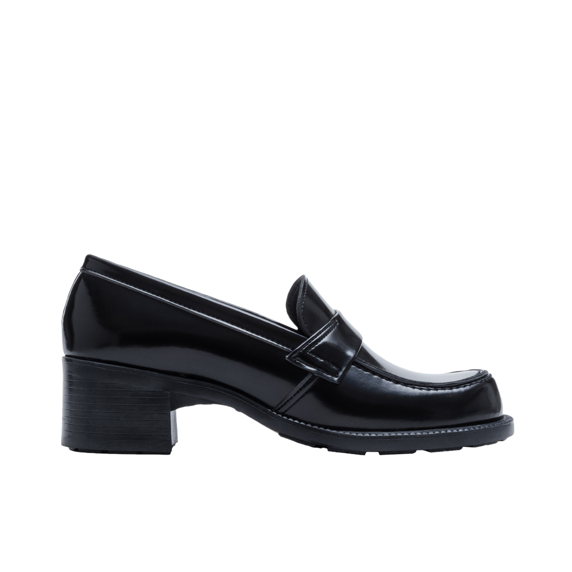 하루타 HS-4710 벨트 힐업 로퍼 블랙