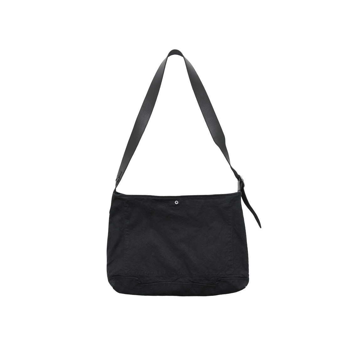 PG5TBG0601BC [프리오더] Polyteru 1011 Fleur Patched Cross Bag Washed Black - #2