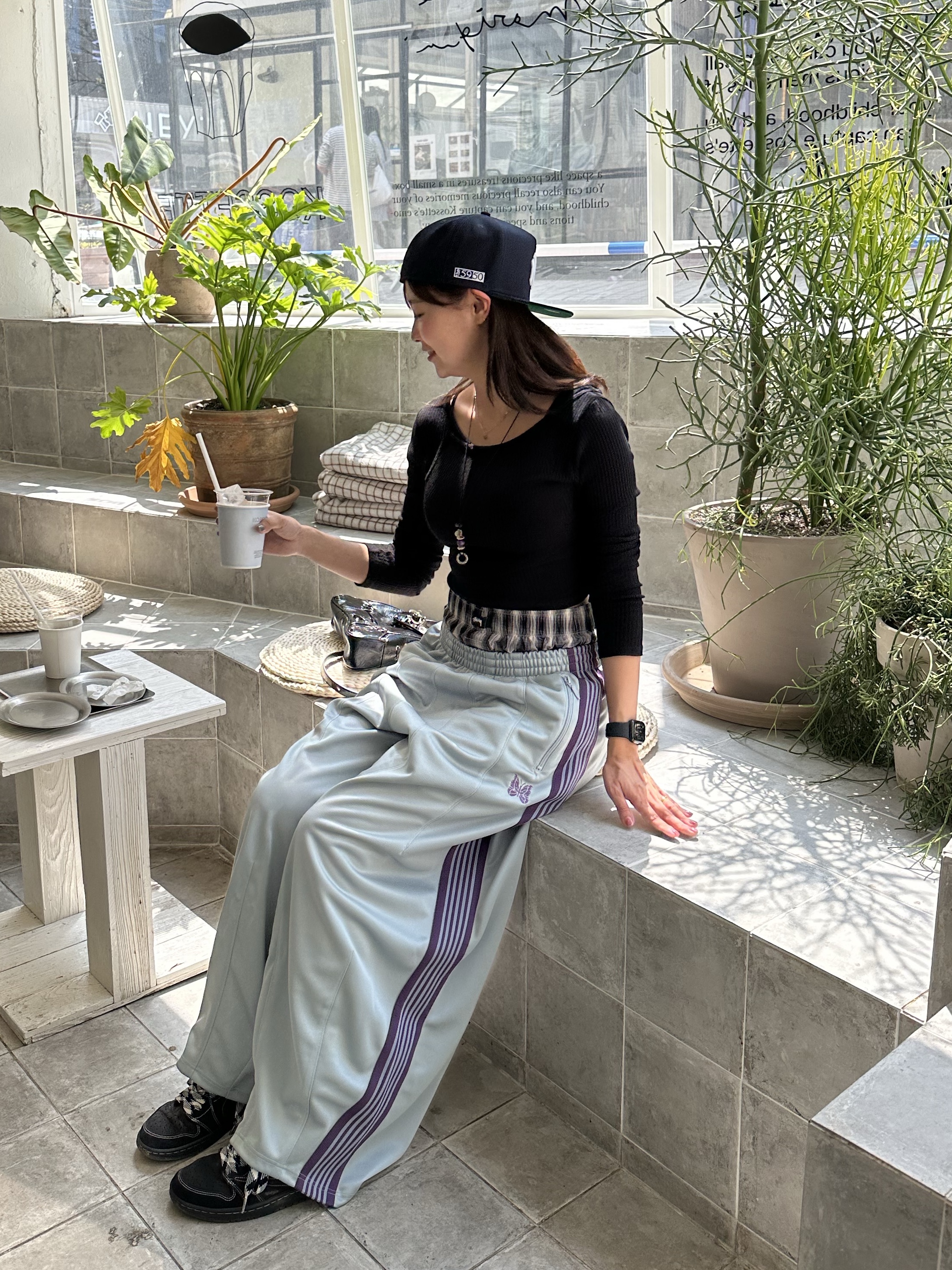 Stussy Boxer Shorts Multi (3 Pack), Needles H.D. Track Pants Poly Smooth Saxophone 착용 스타일 - 2
