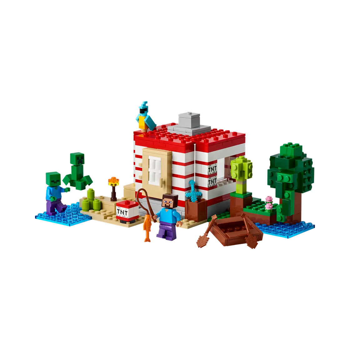 레고 마인크래프트 TNT 정글 하우스(Lego Minecraft The TNT Jungle House)