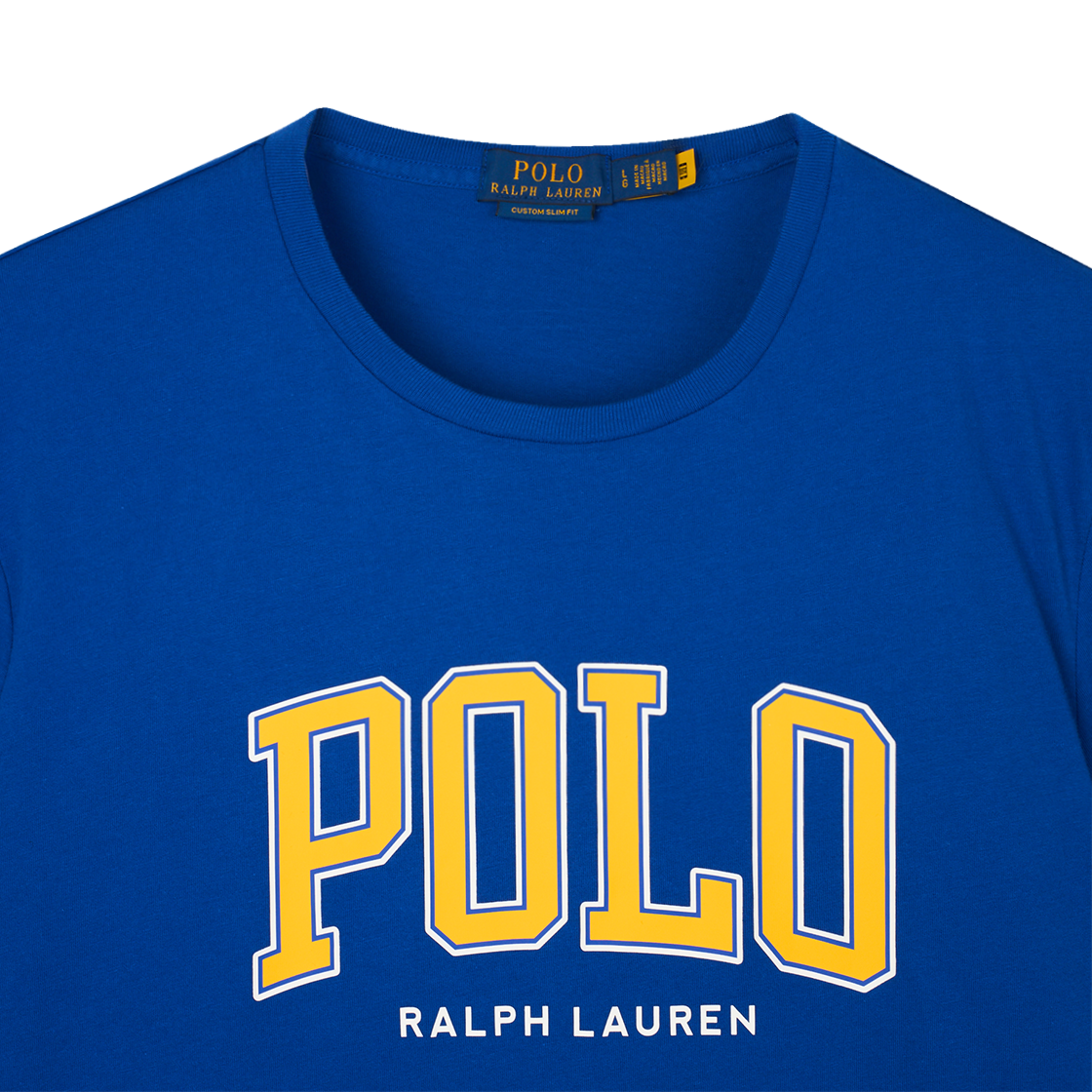 KM5CTSSRLC5BL [30% 적립] Polo Ralph Lauren Custom Slim Fit Logo Jersey T-Shirt Blue - 25FW - #3