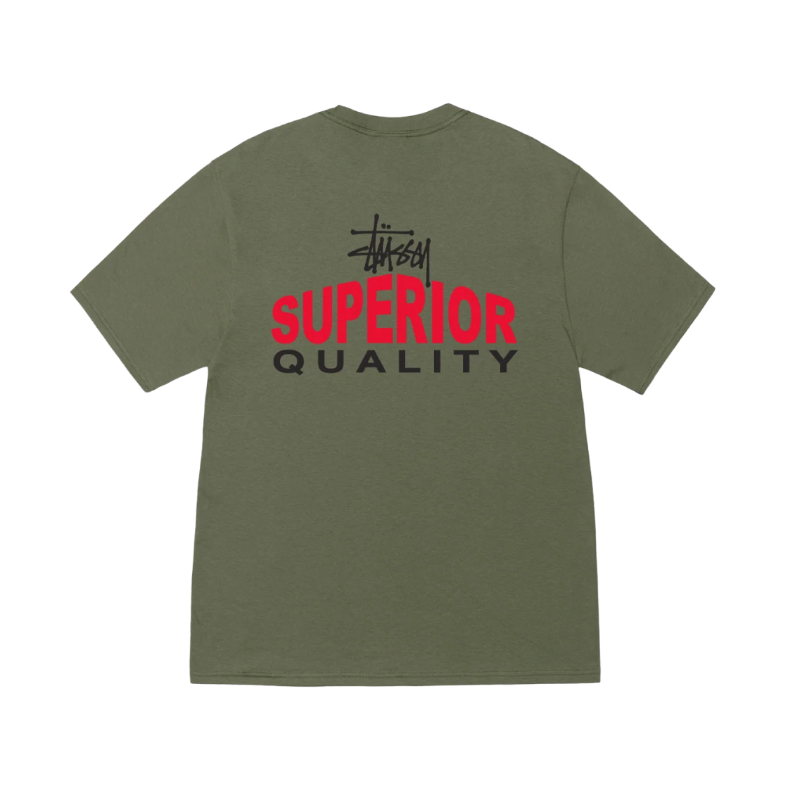 스투시 슈페리어 퀄리티 티셔츠 올리브(Stussy Superior Quality T-Shirt Olive)