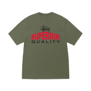 Stussy Superior Quality T-Shirt Olive