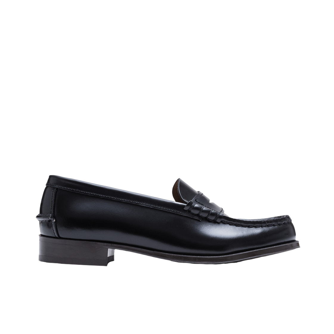 하루타 HS-3048 와이드 페니로퍼 블랙(Haruta HS-3048 Wide Penny Loafer Black)