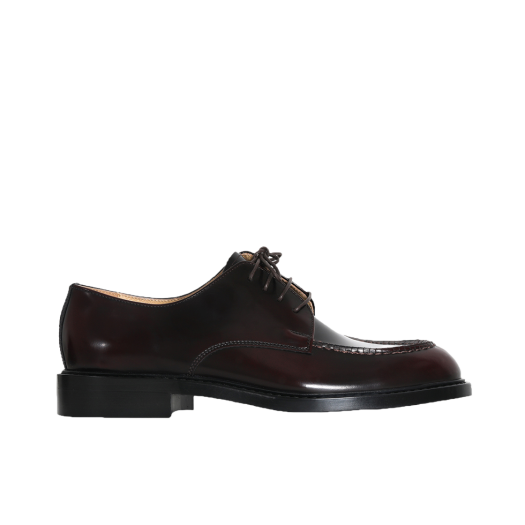 HRT-718-DKBR Haruta HS-718 U-Tip Derby Shoes D.Brown