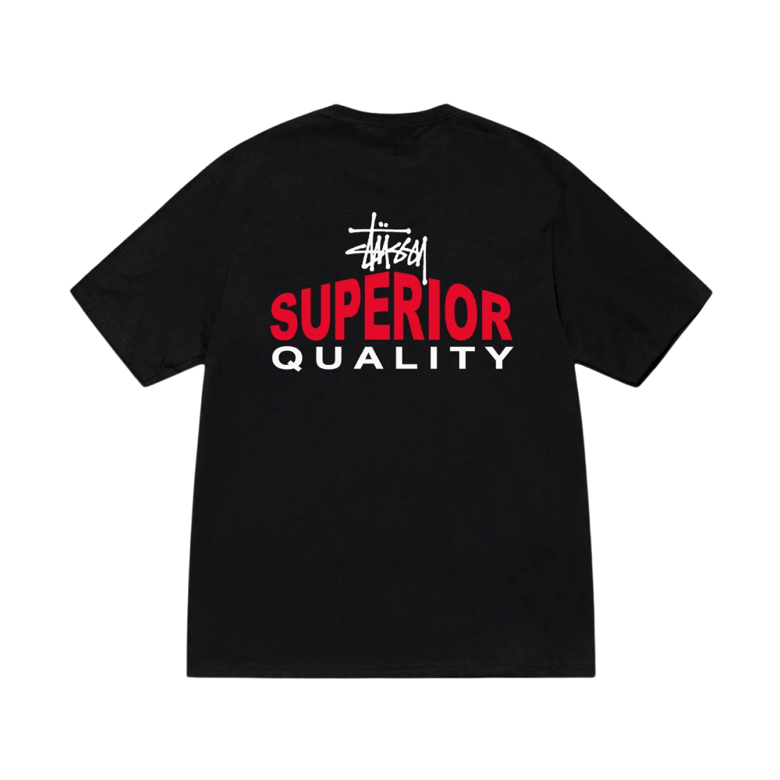 스투시 슈페리어 퀄리티 티셔츠 블랙(Stussy Superior Quality T-Shirt Black) - 1