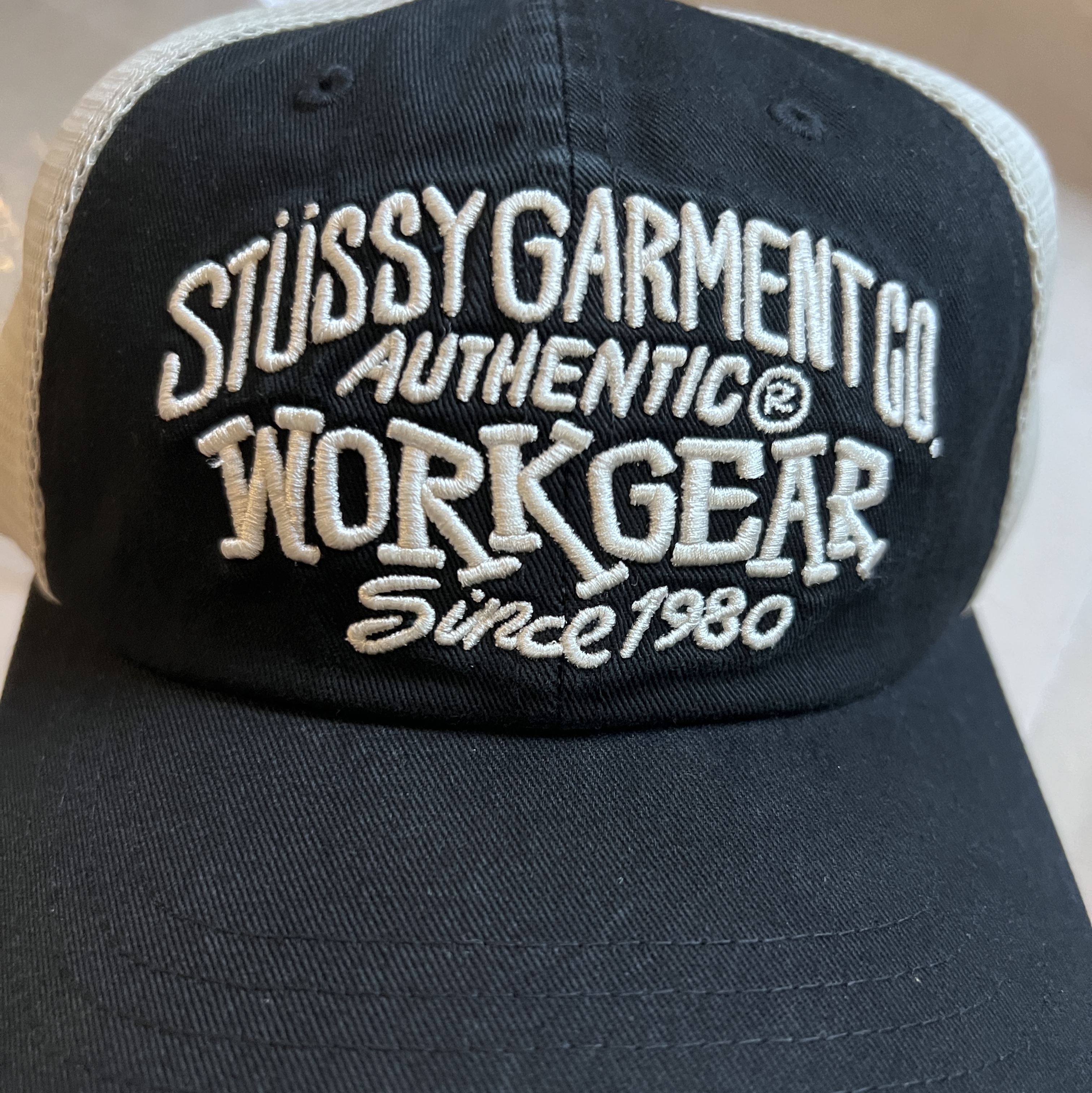 Stussy Low Profile Workgear Strapback Black 착용 스타일
