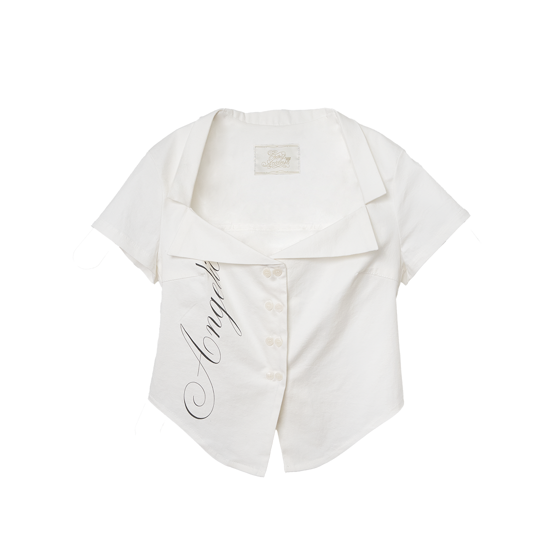 엘프엘프엘프아카이브스 앤젤릭 볼레로 셔츠 아이보리(Elfelfelf Archives Angelic Bolero Shirts Ivory)