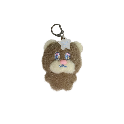 mini_teddy_br The NEONMOON mini Sleepy Teddy Keyring Choco