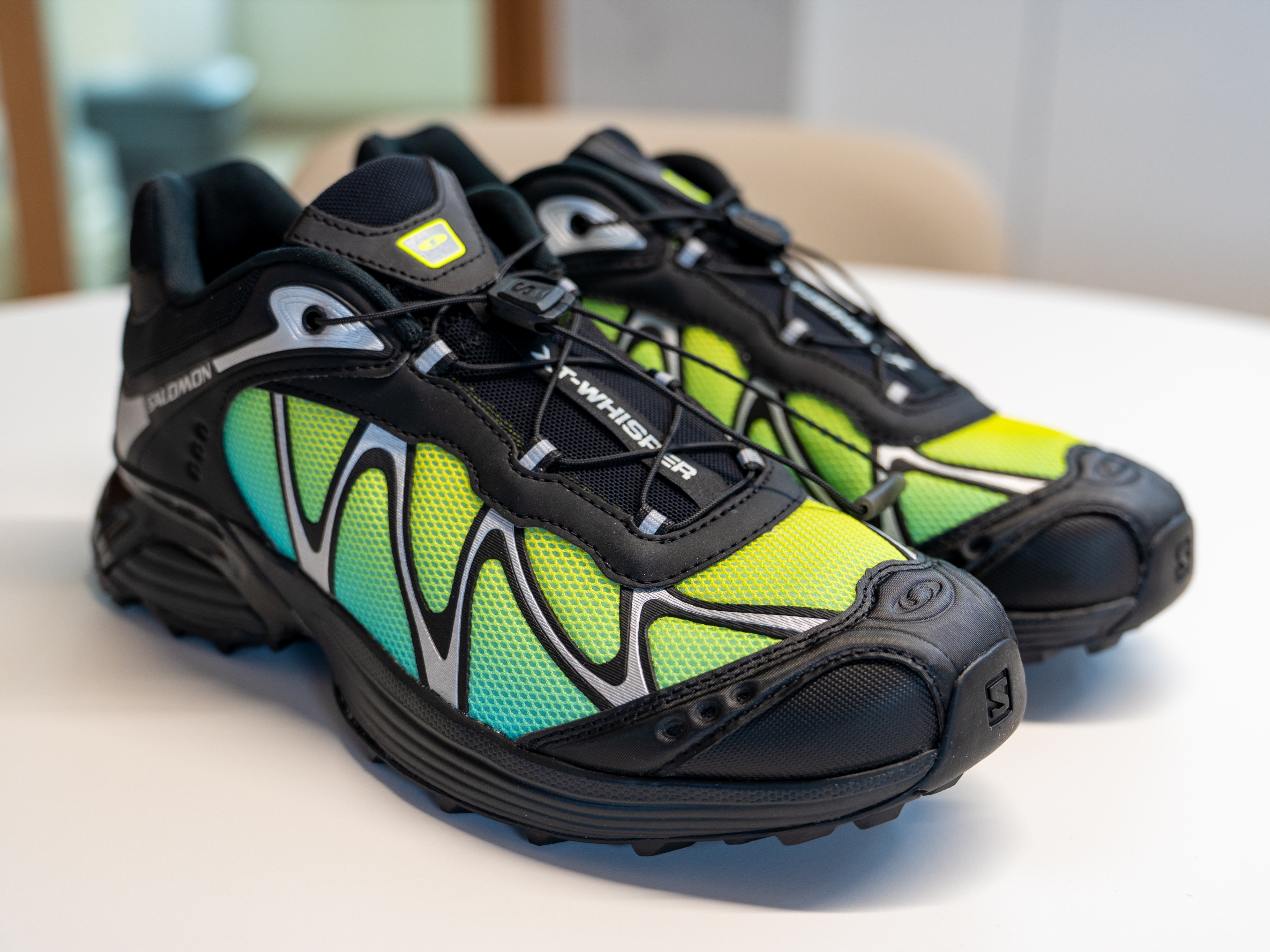 Salomon XT-Whisper Black Iced Aqua 착용 스타일 - 1
